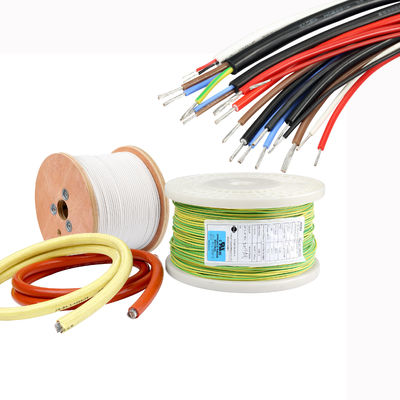 Nickel copper Electrical Wire UL3251 Silicone Rubber Insulated Wire with red black white color