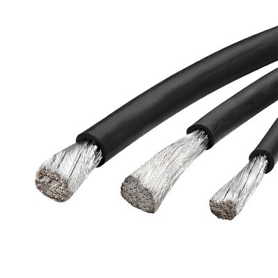 200C High Temperature 600V Rated Voltage Super Soft Silicone Battery Cable for Energy Storage Systems