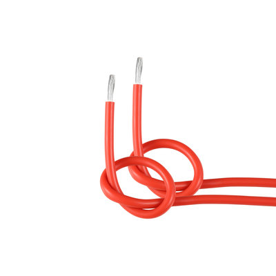600V/200C UL758 AWM3071 सिलिकॉन रबर के तार 18AWG FT2 ब्लैक रोबोट UAV हीटर