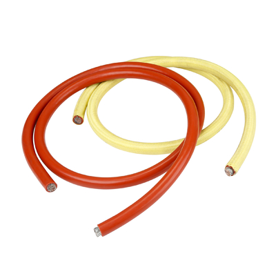 UL758 AWM3068 सिलिकॉन रबर अछूता तार केबल्स 600V / 250C 20AWG FT2 पीला रोबोट