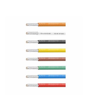 UL1180 PTFE तार 200C उच्च तापमान प्रतिरोधी 12-32 AWG