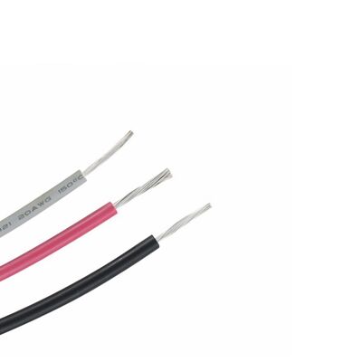 UL3142 150C 600V 12AWG उपकरण के लिए डिब्बाबंद तांबा सिलिकॉन रबर अछूता तार